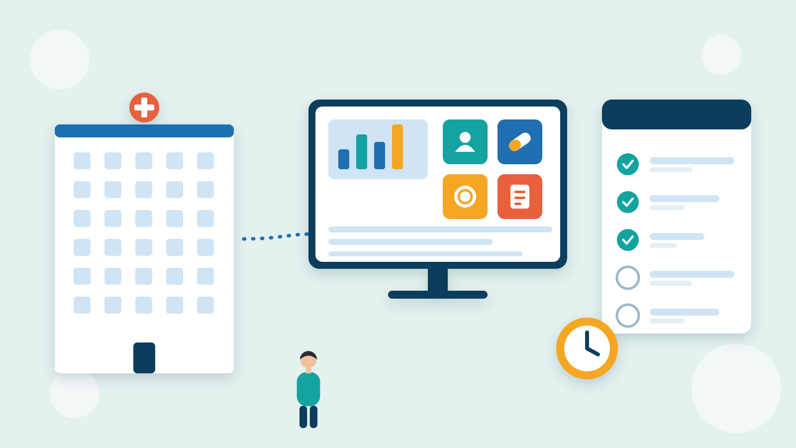 Cara memilih SIMRS: tim rumah sakit membandingkan modul SIMRS dengan checklist demo di hadapan layar sistem